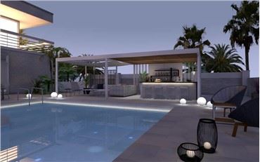 Altánková pergola hliníková 3 X 3m