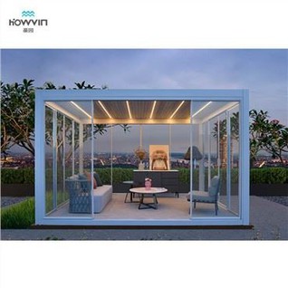 Pergola otvorená a zatvorená strecha